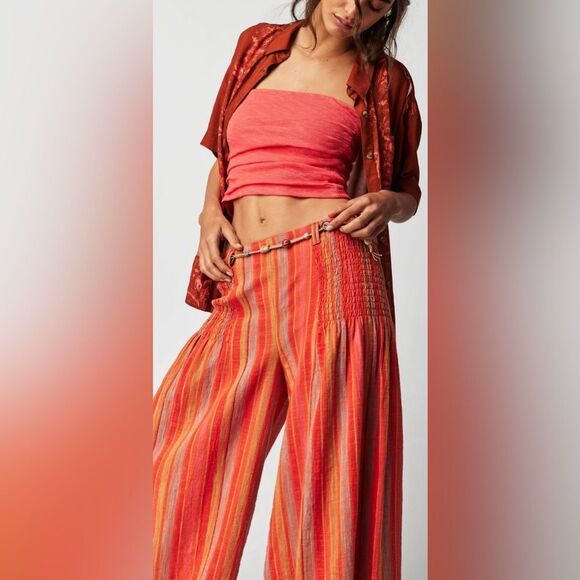 NWT ☯️ FP Amaya Wide Leg Pants Sz Lg ☯️ NWT - Picture 4 of 4